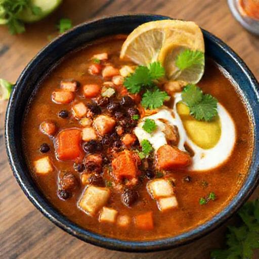 Sopa Tarasca con Chipotle y Pescado