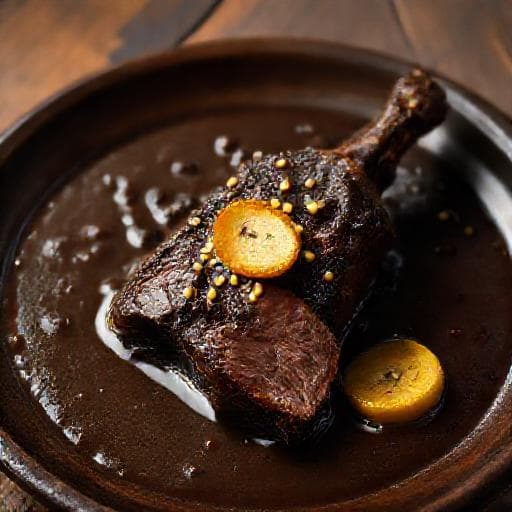 Mole Negro con Pato Estilo Istmeño