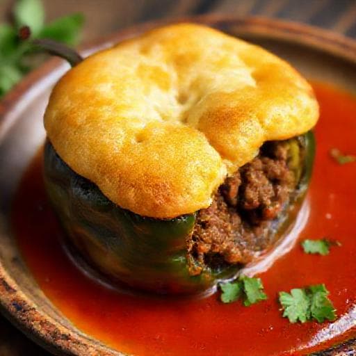 Chile Relleno de Picadillo Tradicional