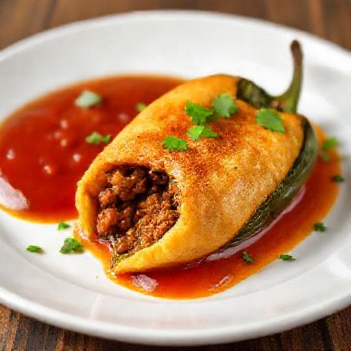 Chile Relleno de Picadillo Express