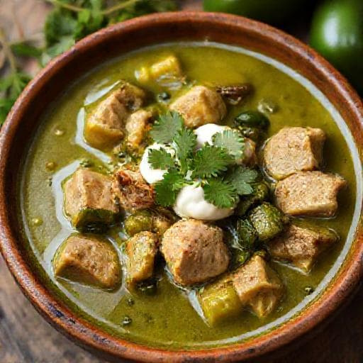 Chile Verde con Cerdo Tradicional