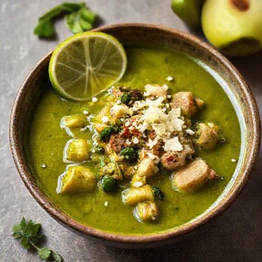 Chile Verde con Cerdo Rápido