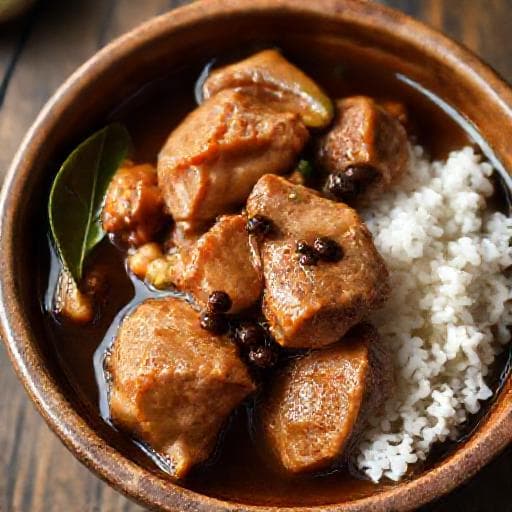 Cerdo en Adobo Tradicional Filipino