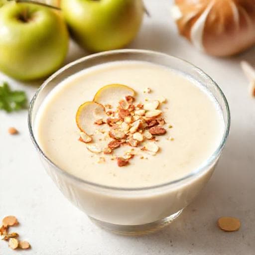Gazpacho Blanco Rápido de Manzana y Almendra