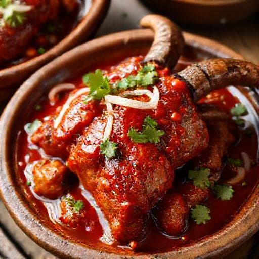 Cabrito al Pastor Estilo Norteño con Adobo de Chile Chiltepín