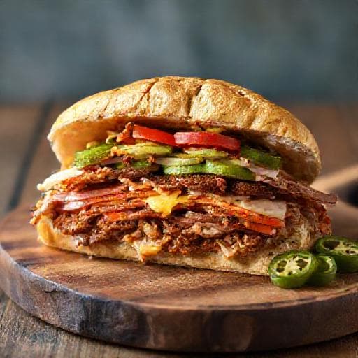 Torta Cubana Mexicana Tradicional