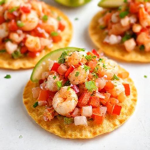 Tostadas de Ceviche Rápido y Fácil