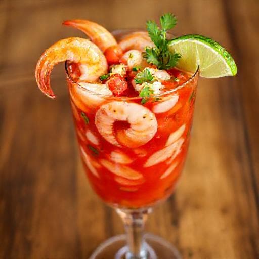 Coctel de Camarones Clásico Mexicano