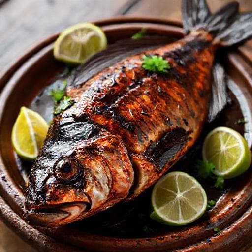 Pescado Zarandeado Estilo Nayarit con Adobo de Chile Negro