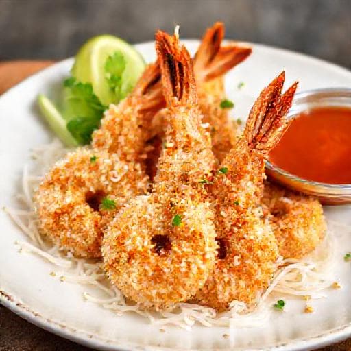 Camarones Crujientes al Coco