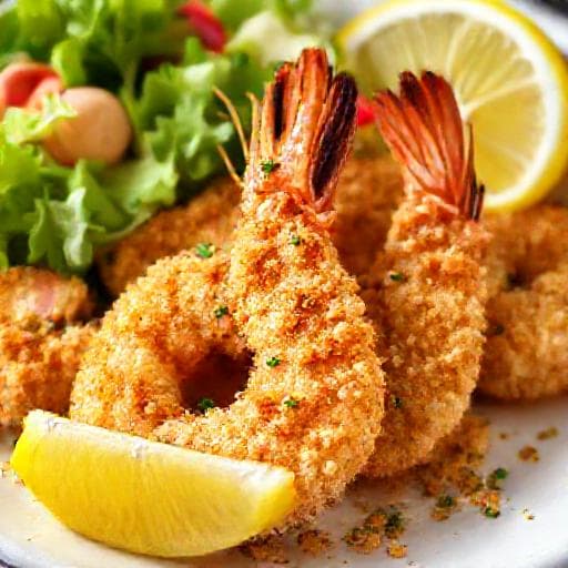 Camarones Empanizados al Horno (Versión Ligera)