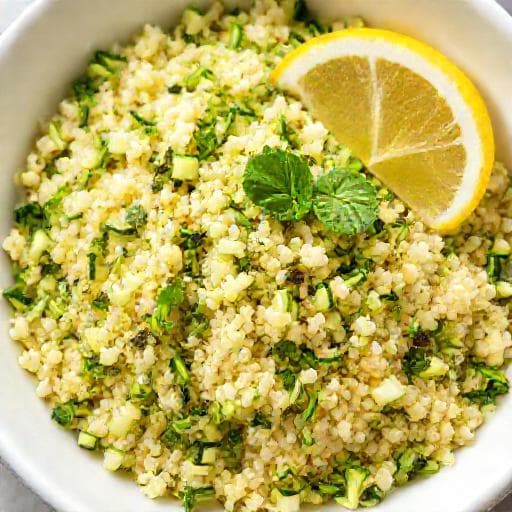 Ensalada Clásica de Calabacín y Cuscús