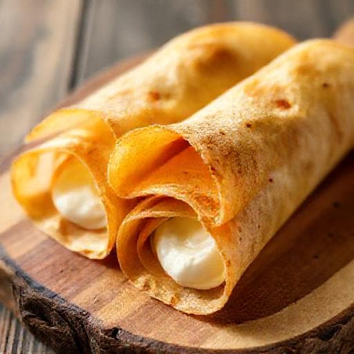 Marquesitas Rápidas con Queso Crema