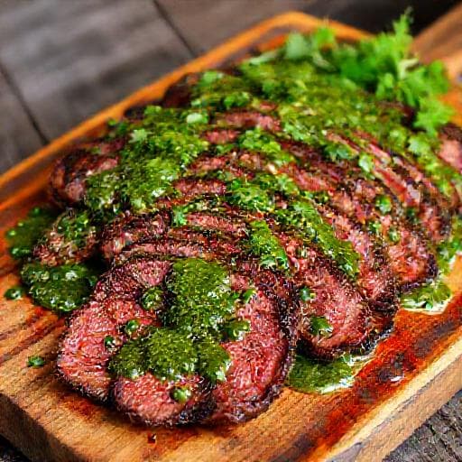 Tapa de Asado Estilo Criollo con Chimichurri