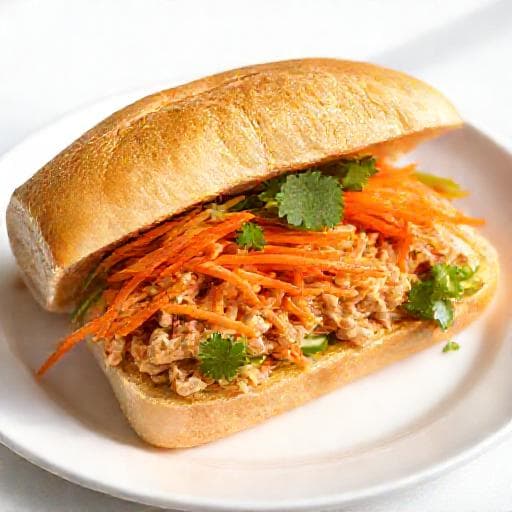 Bocadillo Vietnamita de Pollo Rápido