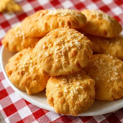 Bizcochitos de Grasa con Queso Rallado