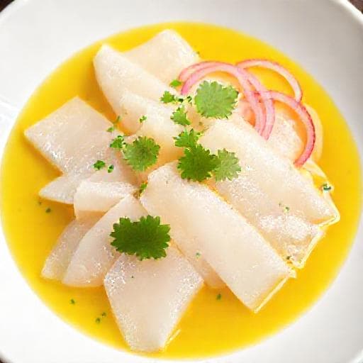 Tiradito Clásico de Pescado Blanco