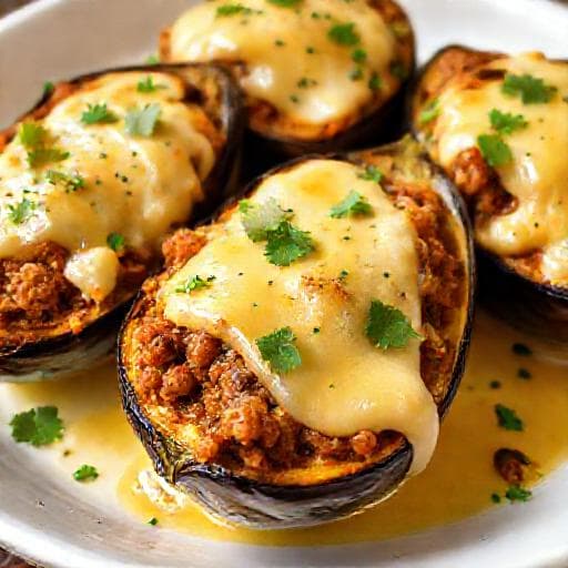 Berenjenas Rellenas de Carne Clásicas