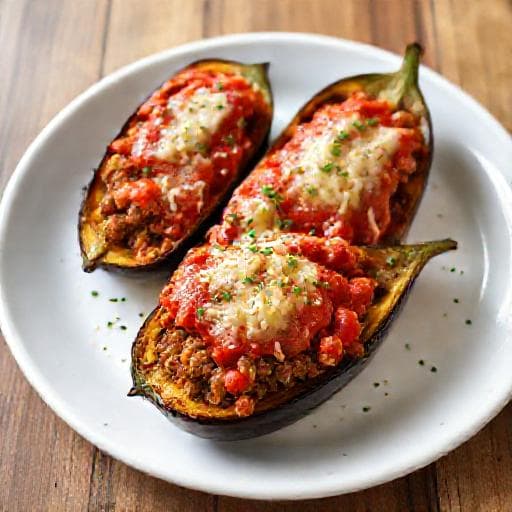 Berenjenas Rellenas de Carne Express