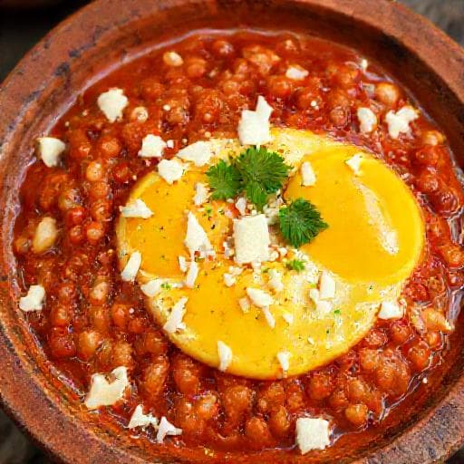 Huevos Pericos con Hogao y Queso