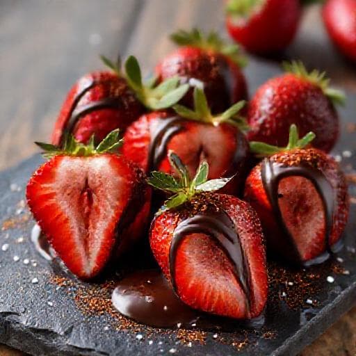 Fresa del Amor con Chocolate y Chile