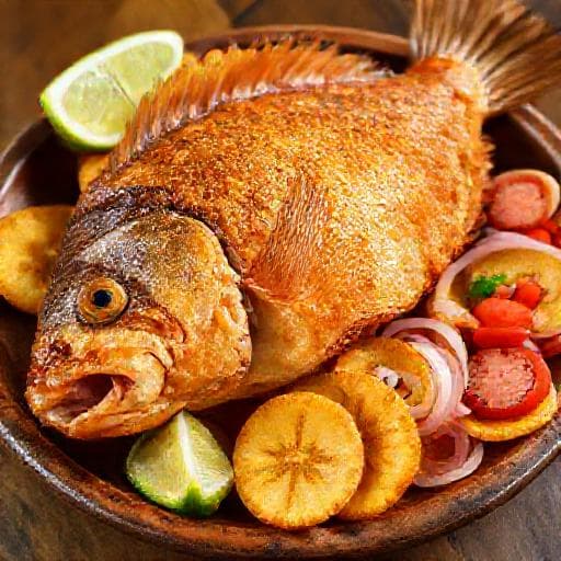 Pescado Frito Colombiano Tradicional