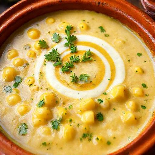 Mote de Queso con Suero y Cilantro