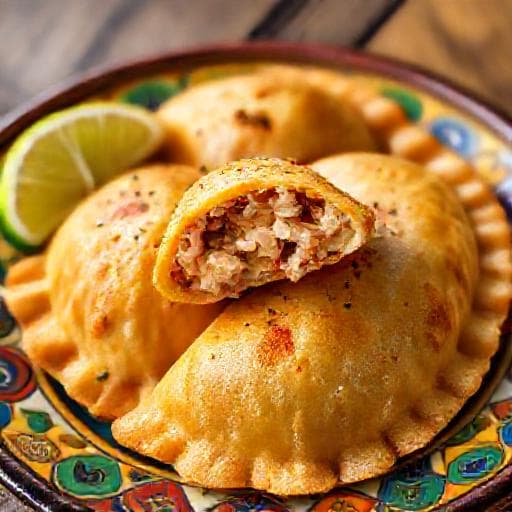 Empanadas de Cazón con Toque Caribeño