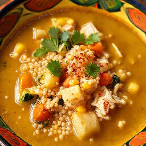 Pizca Andina con Quinua y Verduras
