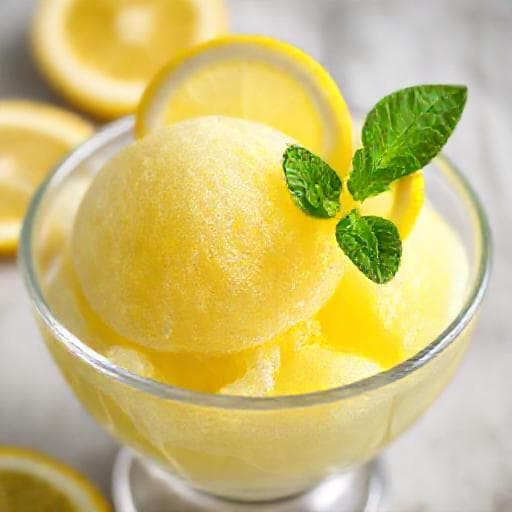 Sorbete de Limón Clásico