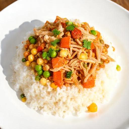 Arroz con Menestra Rápido y Sencillo