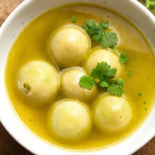 Caldo de Bolas de Verde Simplificado