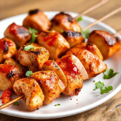 Anticucho Rápido de Pollo