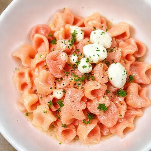 Pasta Barbie Rápida de Remolacha y Ricota