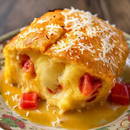 Sonso de Yuca con Queso y Guayaba