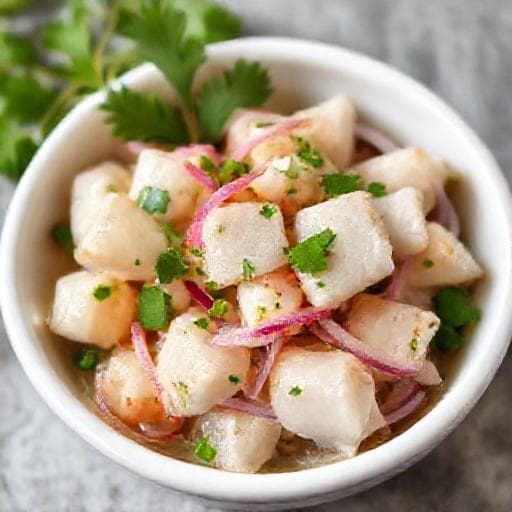 Ceviche de Corvina Panameño Rápido