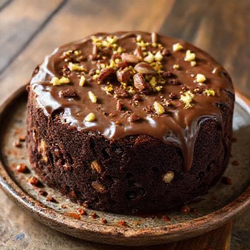 Tarta de Chocolate y Dátiles con Cardamomo