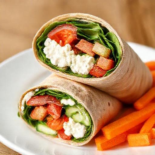 Wrap Clásico de Queso Cottage