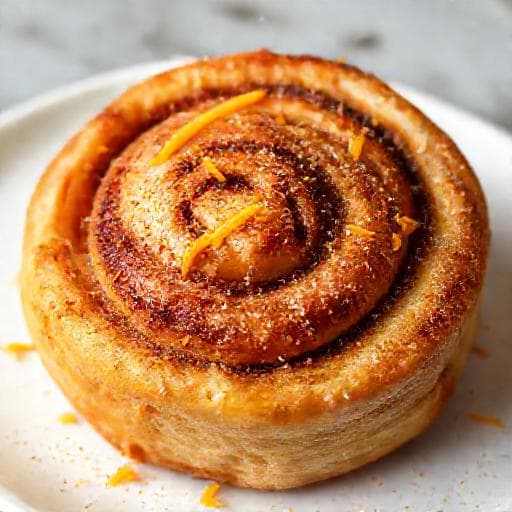 Rollos de Canela de Cardamomo y Naranja