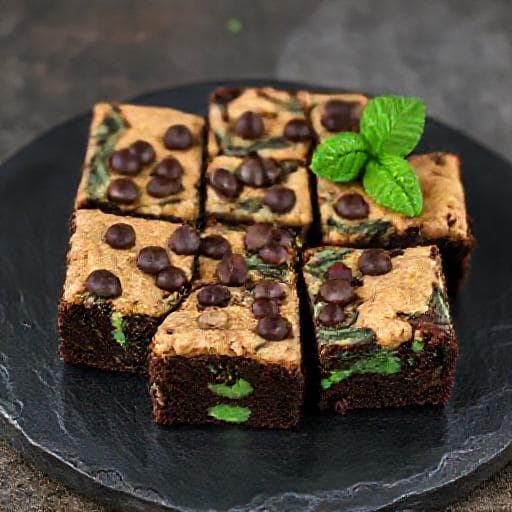 Brookies de Menta y Chocolate
