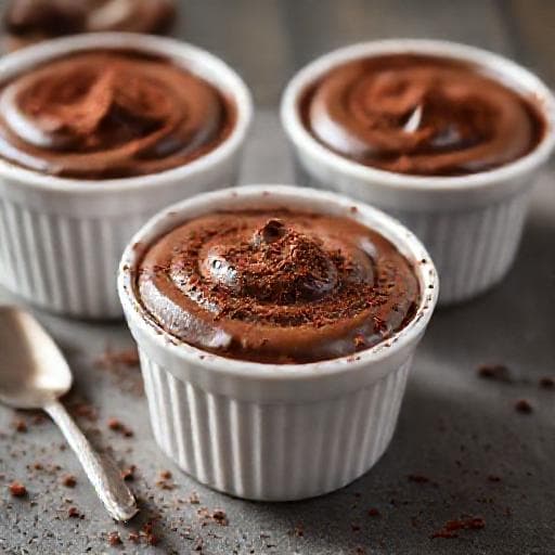 Mousse de Chocolate Rápida y Fácil
