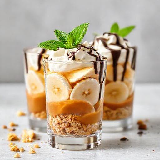 Vasitos Banoffee deconstruidos