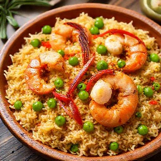 Arroz a Banda con Verduras de la Huerta