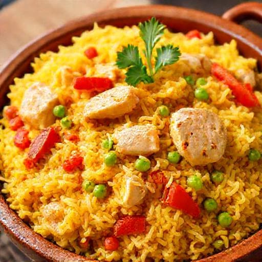 Arroz con Pollo Español Tradicional
