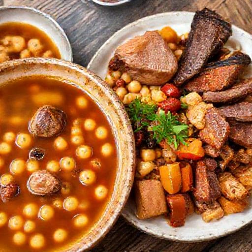 Cocido Maragato con Costillas de Cordero