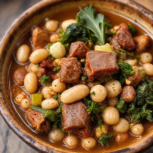Cocido Montañés con Verduras de Temporada
