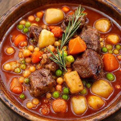 Olla Gitana con Costillas de Cerdo y Verduras de Temporada