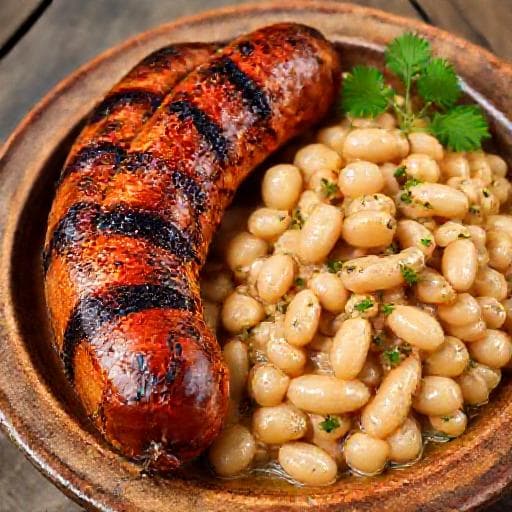 Butifarra con Mongetes Tradicional
