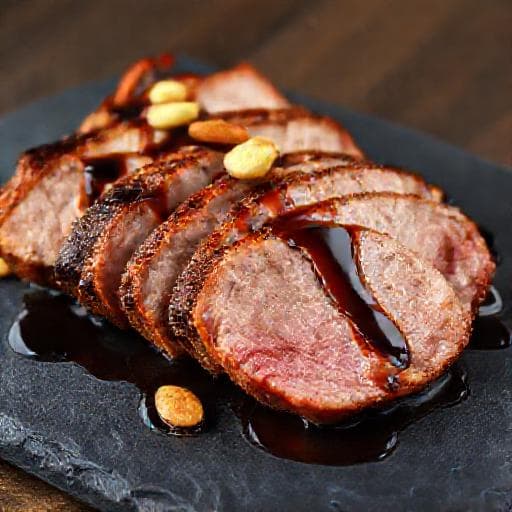 Secreto Ibérico a la Plancha con Reducción de Pedro Ximénez