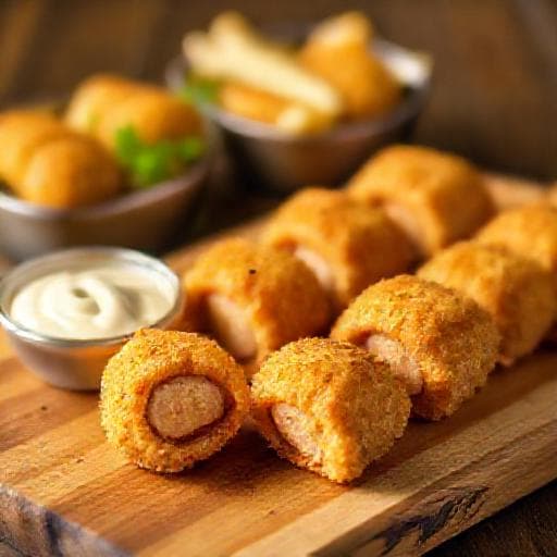 Flamenquines mini de pollo